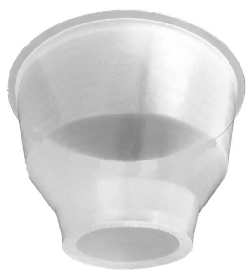 filtrační nálevka side view